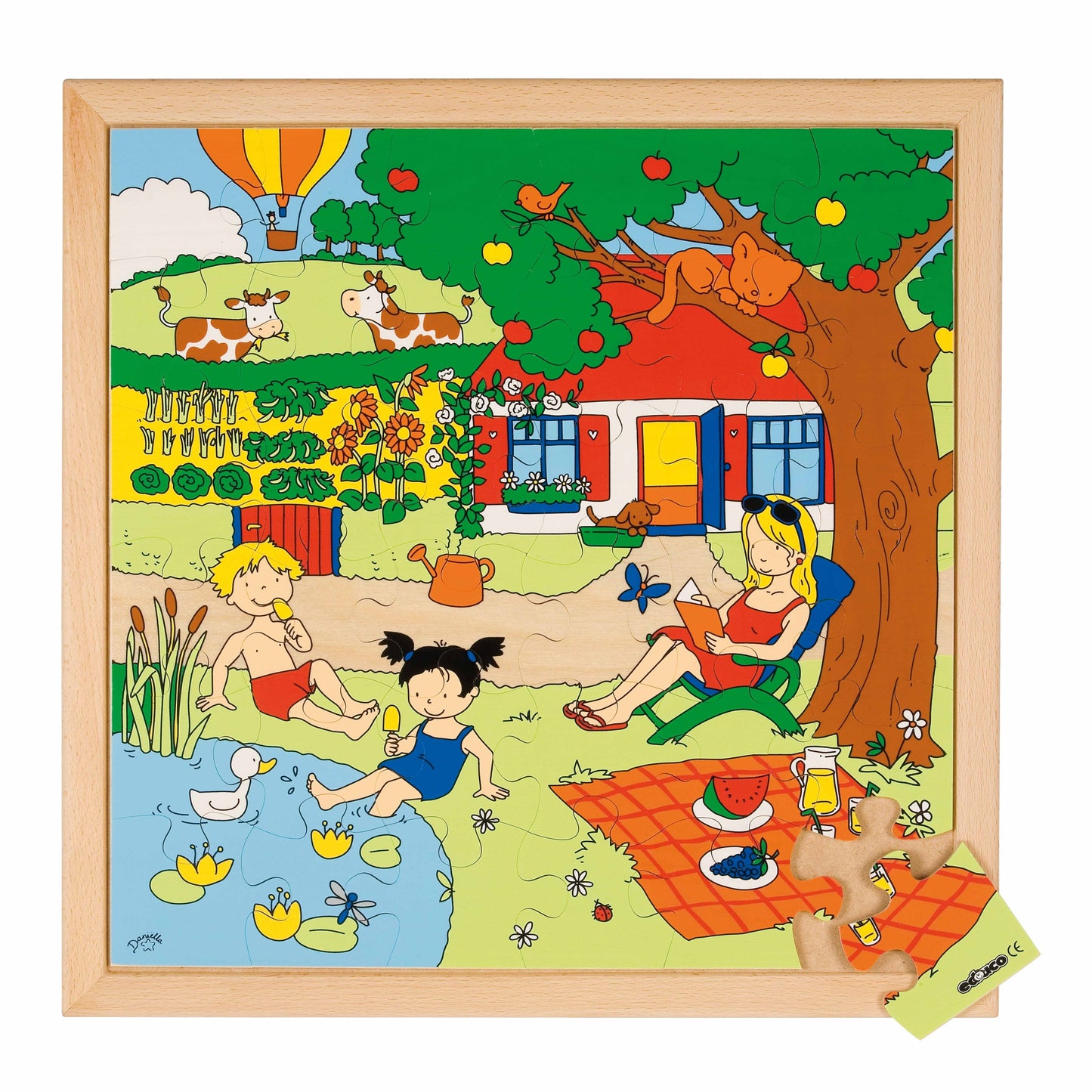 Four Seasons Puzzles - Set of 4 (20% off) - 25-64 Piece Large Wooden Puzzle