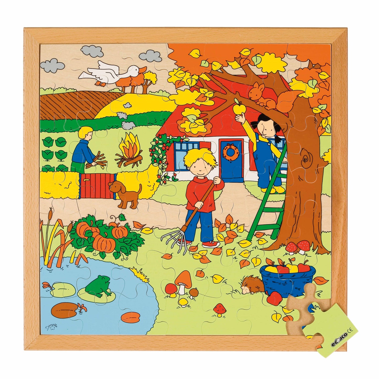 Four Seasons Puzzles - Set of 4 (20% off) - 25-64 Piece Large Wooden Puzzle