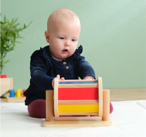 Wooden Spinning Drum - from 5 months